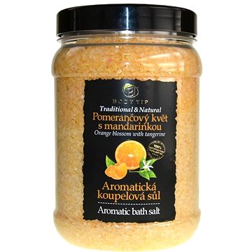 VIVACO Body Tip Aromatická koupelová sůl Pomerančový květ s mandarinkou 1500 g (8595635203794)