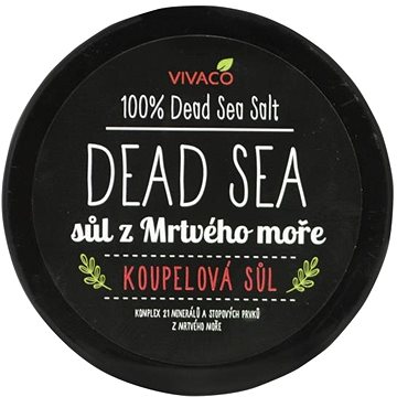 VIVACO Dead Sea Salt Sůl do koupele z Mrtvého moře 100 g (8595635208171)