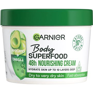 GARNIER Body Superfood tělový krém s avokádem 380 ml (3600542470391)