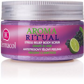 DERMACOL Aroma Ritual Grape & Lime Stress Relief Body Scrub 200 g (8590031098715)