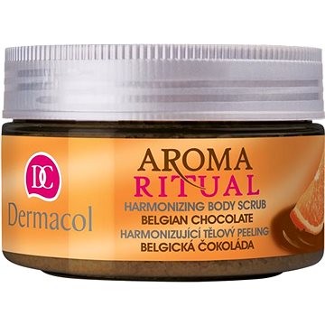 DERMACOL Aroma Ritual Belgian Chocolate Harmonizing Body Scrub 200 g (8590031157368)