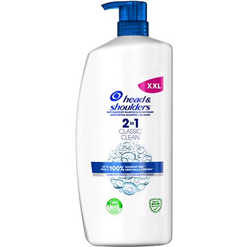 HEAD&SHOULDERS šampon Classic Clean 2v1 s kondicionérem proti lupům, 900 ml (8006540056677)
