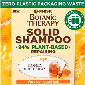 GARNIER Botanic Therapy Solid Shampoo Honey & Beeswax obnovující tuhý šampon 60 g (3600542409551)