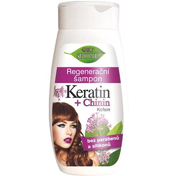 BIONE COSMETICS Bio Chinin a Keratin Regenerační šampon 260 ml (8595061612849)