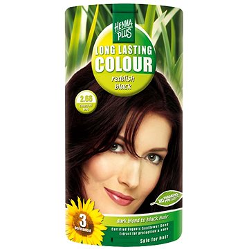 HENNAPLUS Přírodní barva na vlasy ČERVENĚ ČERNÁ 2.66, 100 ml (8710267491528)
