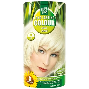 HENNAPLUS Přírodní barva na vlasy ULTRA BLOND 00 zesvětlující, 140 ml (8710267491306)
