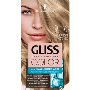 SCHWARZKOPF GLISS Color 9-16 Ultra světlá chladná blond 60 ml (9000101676303)