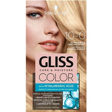 SCHWARZKOPF GLISS Color 10-0 Ultra světlá přírodní blond 60 ml (9000101676426)