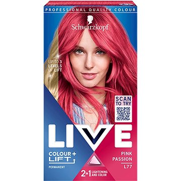 SCHWARZKOPF LIVE Colour+Lift L77 Vášnivá růžová 60 ml (9000101657357)