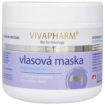 VIVACO Regenerační vlasová maska s mléčnými extrakty 600 ml (8595635201523)