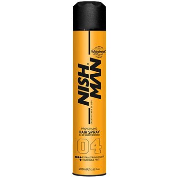 NISHMAN Extra Strong Lak na vlasy 400 ml (8682035080190)