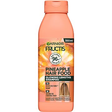 GARNIER Fructis Hair Food Pineapple rozjasňující šampon pro dlouhé vlasy 350 ml (3600542522793)