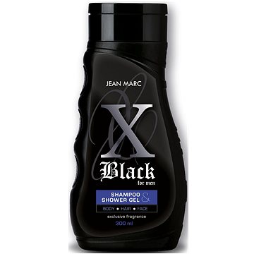 JEAN MARC Pánsky vlasový a sprchový gel X Black 300 ml (5908248104274)