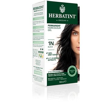 HERBATINT Permanentní barva na vlasy černá 1N (8016744500012)