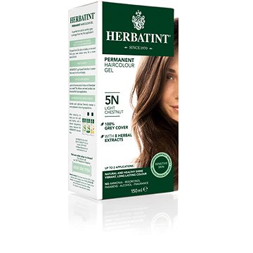 HERBATINT Permanentní barva na vlasy světlý kaštan 5N (8016744500050)