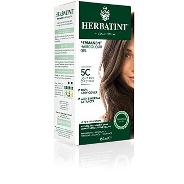 HERBATINT Permanentní barva na vlasy světlý popelavý kaštan 5C (8016744800020)