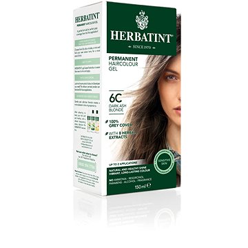 HERBATINT Permanentní barva na vlasy tmavá popelavá blond 6C (8016744800037)