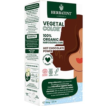 HERBATINT Vegetal Colour Bio Rostlinná barva na vlasy Hot Chocolate Power (8016744803038)