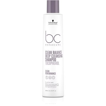 SCHWARZKOPF Professional BC Bonacure Clean Balance Hloubkově čistící šampon 250 ml (4045787726152)