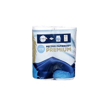 ZEFIR papírové ručníky Premium celulózové bílé 2 ks (5906681590425)