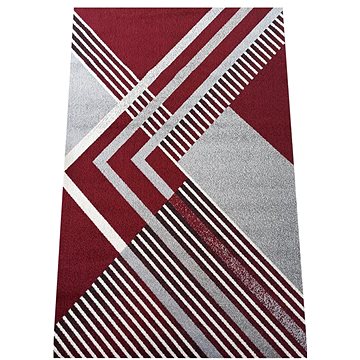 Kusový koberec Otto 03 šedočervený (Ksleep17nad)