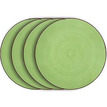 LAMART Set mělkých talířů 4 ks zelené LT9055 HAPPY (LT9055 HAPPY)