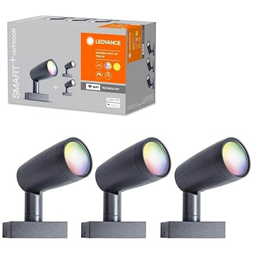 Ledvance - SADA 3x LED RGBW Venkovní lampa SMART+ SPOT 3xLED/4,5W/230V IP65 Wi-Fi (119449)