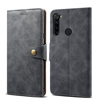Lenuo Leather pro Xiaomi Redmi Note 8T, šedá (470830)