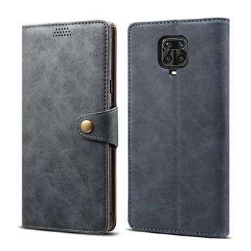 Lenuo Leather pro Xiaomi Redmi Note 9 Pro/ Note 9S, šedé (470918)