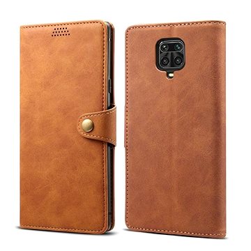 Lenuo Leather pro Xiaomi Redmi Note 9 Pro/ Note 9S, hnědé (470920)
