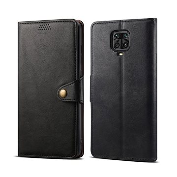 Lenuo Leather pro Xiaomi Redmi Note 9 Pro/ Note 9S, černé (470922)