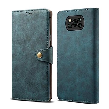 Lenuo Leather pro Xiaomi Poco X3, modrá (475109)