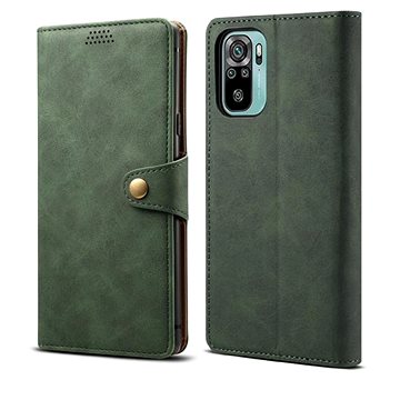 Lenuo Leather pro Xiaomi Redmi Note 10, zelené (348004)