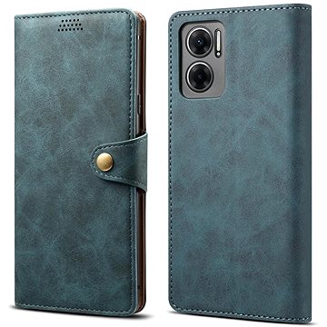 Lenuo Leather flipové pouzdro pro Xiaomi Redmi 10 5G, modrá (348316)