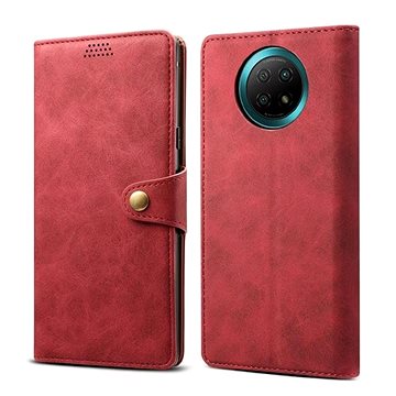 Lenuo Leather pro Xiaomi Redmi Note 9T, červené (476214)