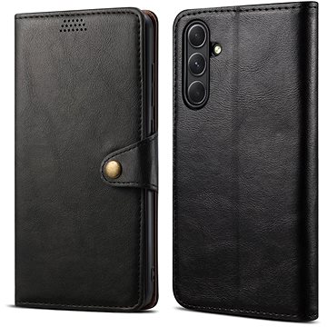 Lenuo Leather flipové pouzdro pro Samsung Galaxy A54 5G, černá (348443)