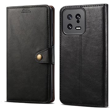 Lenuo Leather flipové pouzdro pro Xiaomi 13, černá (348426)