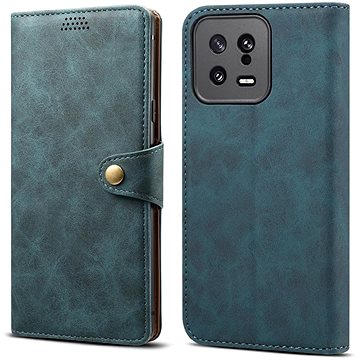 Lenuo Leather flipové pouzdro pro Xiaomi 13, modrá (348428)