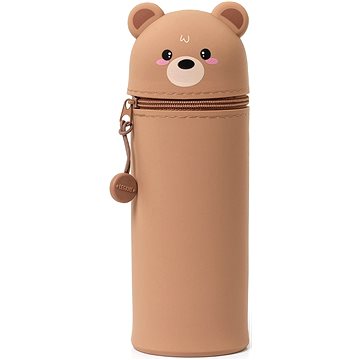 Legami Kawaii 2-in-1 Soft Silicone Pencil Case - Teddy Bear (KA0003)