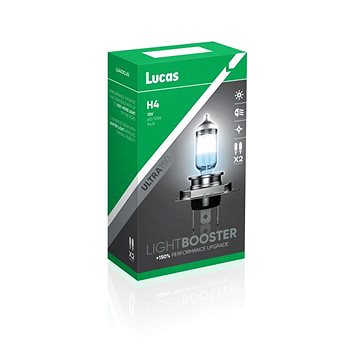 Lucas LightBooster H4 12V 60/55W +150% sada 2ks (LLX472CLX2)