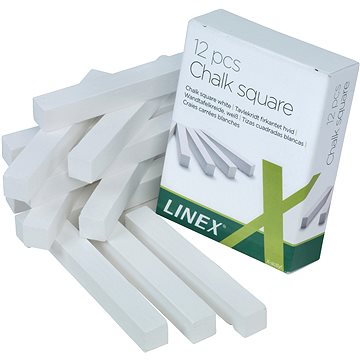 LINEX bílé, hranaté - balení 12 ks (400079901)