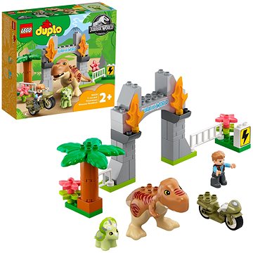 LEGO® DUPLO® Jurassic World™ 10939 T-Rex a Triceratops na útěku (5702016911091)