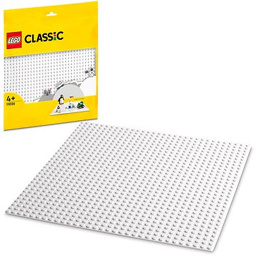 LEGO® Classic 11026 Bílá podložka na stavění (5702017185217)