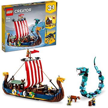 LEGO® Creator 31132 Vikingská loď a mořský had (5702017153230)