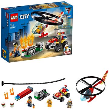 LEGO City Fire 60248 Zásah hasičského vrtulníku (5702016617825)