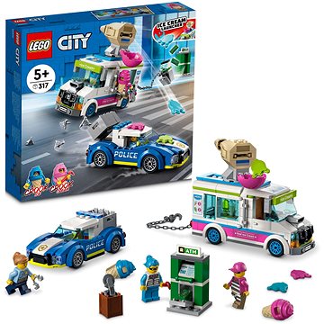 LEGO® City 60314 Policejní honička se zmrzlinářským vozem (5702017161891)