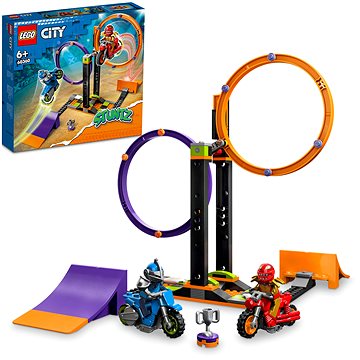 LEGO® City 60360 Kaskadérská výzva s rotujícími kruhy (5702017416212)