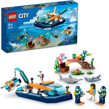 LEGO® City 60377 Průzkumná ponorka potápěčů (5702017416373)