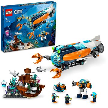 LEGO® City 60379 Hlubinná průzkumná ponorka (5702017416397)