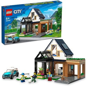 LEGO® City 60398 Rodinný dům a elektromobil (5702017462363)